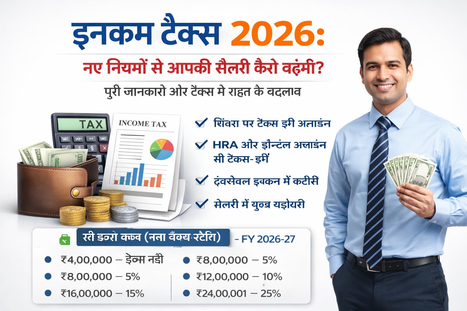 इनकम टैक्स 2026 नए नियम, HRA और एजुकेशन अलाउंस बढ़ोतरी से सैलरी बढ़ेगी