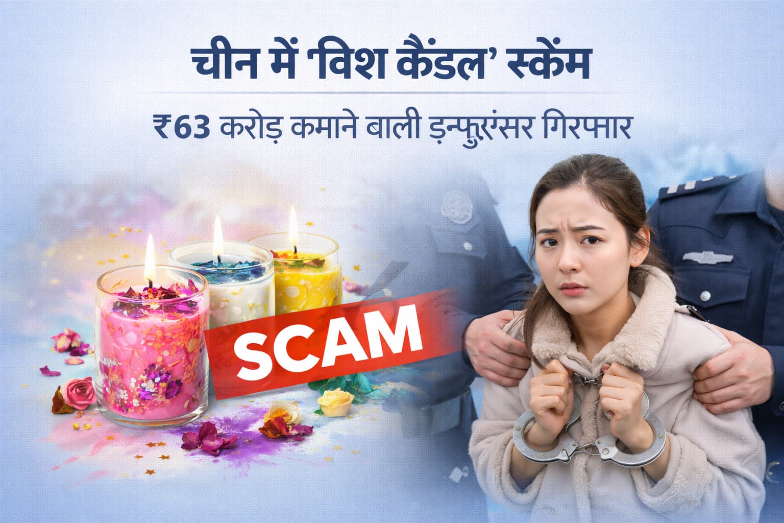 चीन में विश कैंडल स्कैम के आरोप में गिरफ्तार सोशल मीडिया इन्फ्लुएंसर